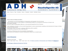 Tablet Screenshot of adh.ch