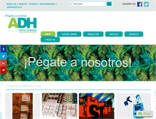 Tablet Screenshot of adh.com.co